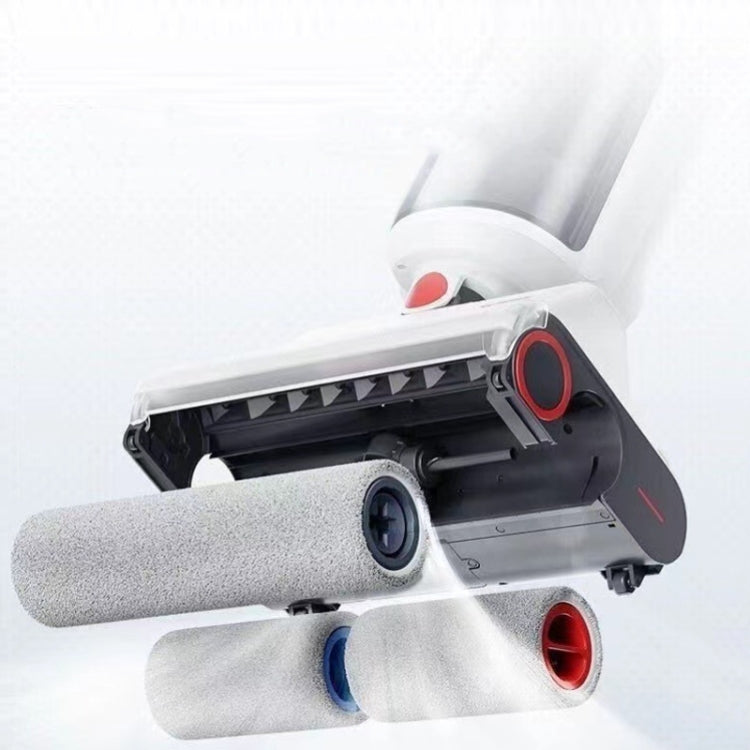 For Roborock U10 Smart Floor Scrubber Accessories, 1 Long Front Roller Brush, 2 Short Back Roller Brushes, 1 Filter Element