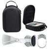 For Apple Vision Pro Storage Bag VR Headwear EVA Portable Hard Case, EVA+Cloth Pattern