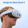 For Meta Quest 3 PC Protective Shell, 7 In 1 (Glitter Transparent), 7 In 1 (Glitter Transparent Blue), 7 In 1 (Glitter Transparent Red), Single Shell (Glitter Transparent), Single Shell (Glitter Transparent Blue), Single Shell (Glitter Transparent Red)...