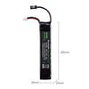 BMAX 11.1V High Rate 30C Discharge Water Marble Rifle Rechargeable Li-Ion Battery, SM, Green Shell Small Tamiya, XT30