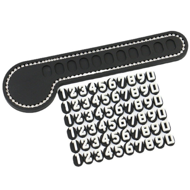 Note Temporary Parking Phone Number Plate Parking Card