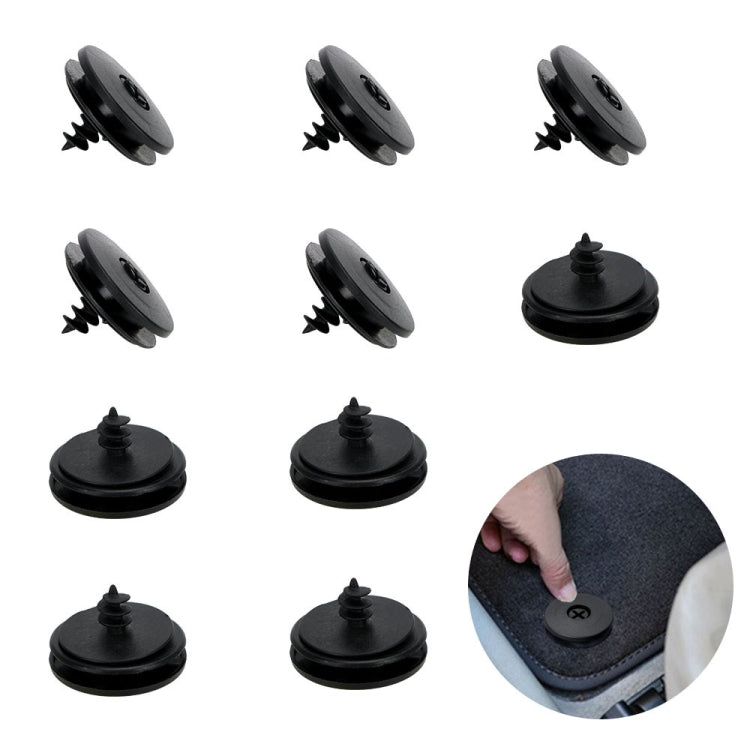 10pcs Double-layer Foot Pad Plastic Fixing Buckle