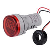 SINOTIMER ST16A Round 22mm LED Digital Signal Light 220V AC Ammeter