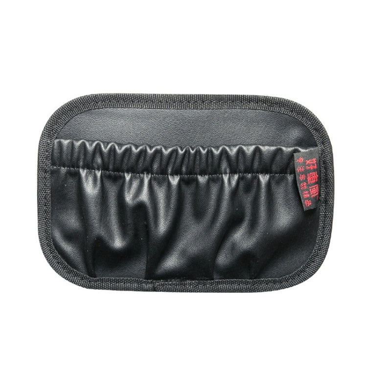 Car Instrument Console Adhesive Net Pocket Storage Hanging Bag