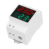 SINOTIMER SDM003-T 3 Digits DIN Rail Single-Phase AC Household Dual Display Voltage And Current Meter, SDM003-T