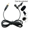 3.5mm Straight Internal Thread Plug Wireless Transmitting Lavalier Microphone, 1.5m