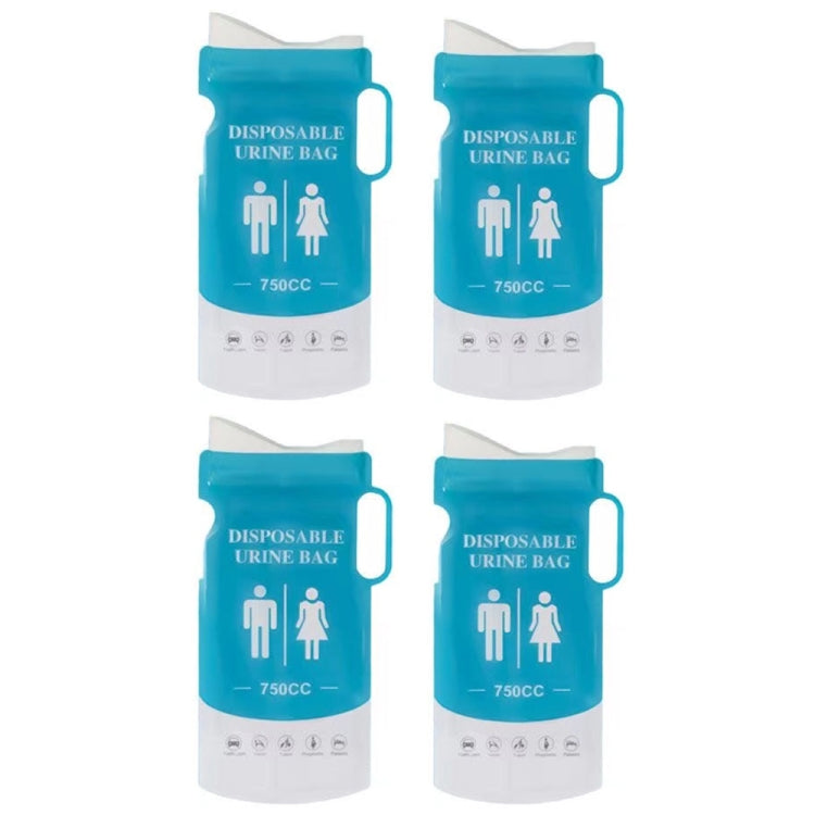 4pcs /Pack Car Disposable Emergency Rapid Coagulation Urine Bag