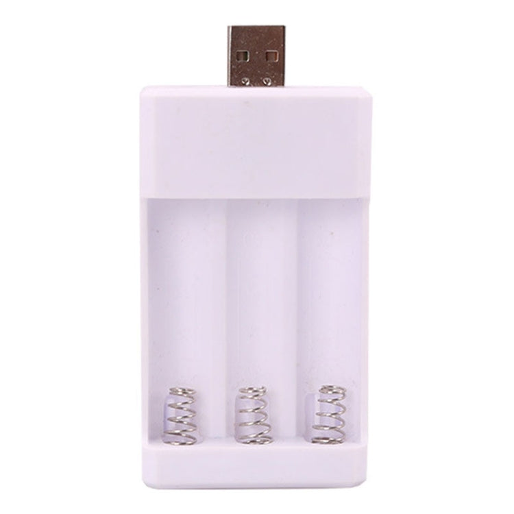 USB 3-Slot Battery Charger Universal Charger For Toys With AA / AAA