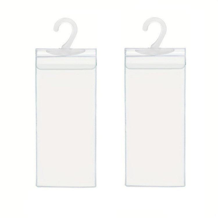 2pcs PVC Transparent Hook Bag Disability Placard Parking Sign Bag