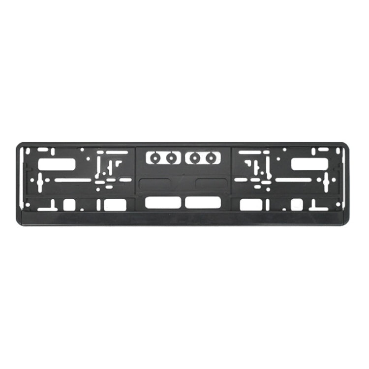 European Standard Single-strip Plastic License Plate Frame
