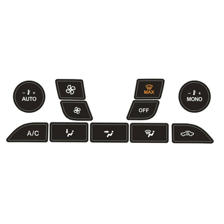 For 1999-2005 Ford Focus Air Conditioning Button Switch Repair Sticker