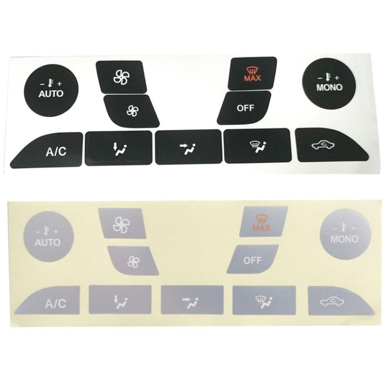 For 1999-2005 Ford Focus Air Conditioning Button Switch Repair Sticker