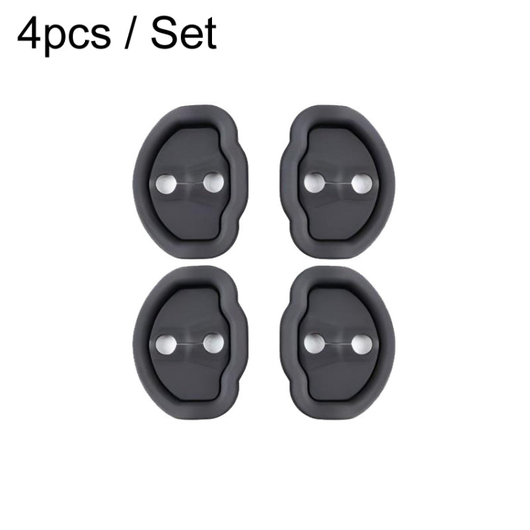 4pcs / Set For Tesla Model 3/Y Door Latch Cover Silent Shock