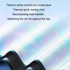145x80cm Car Front Windshield Sun Protection Laser Sunshade Blinds, Double Circle Sun Visor