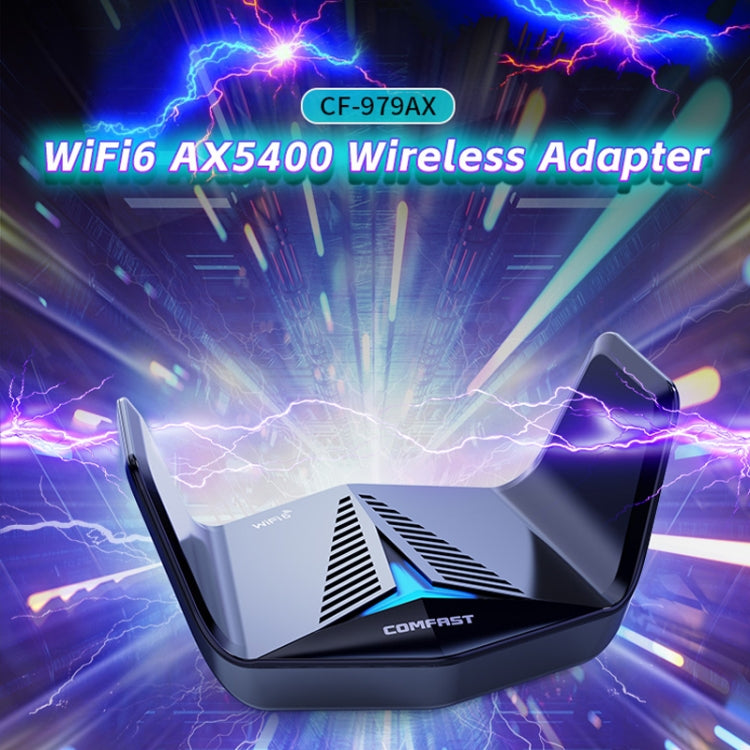 COMFAST CF-979AX WiFi6 5374Mbps USB-C / Type-C Wireless Network Card WiFi Receiver, CF-979AX