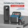 For Insta360 X4 AMagisn Battery Fast Charge Charging Box Sports Camera Accessories, For Insta360 X4