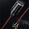 12/24V Car Battery To Cigarette Lighter Female Base Power Supply Cable, 1m, 4m