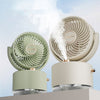 USB Charging Cooler Air Conditioning Fan Desktop Cooling Fan Swing Humidifier