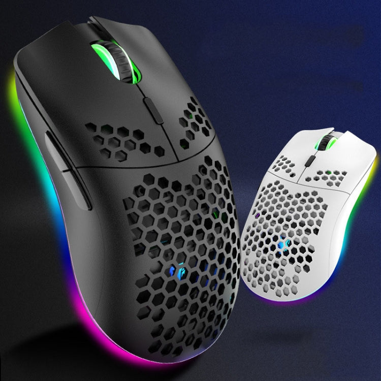 XUNSVFOX XYH80 Hollow Hole Rechargeable Wireless Gaming Mouse RGB Light Computer Office Mouse