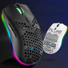 XUNSVFOX XYH80 Hollow Hole Rechargeable Wireless Gaming Mouse RGB Light Computer Office Mouse
