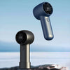 Outdoor Handheld Turbine Digital Display 100-Speed High-Speed Mini Fan, White, Black, Navy Blue