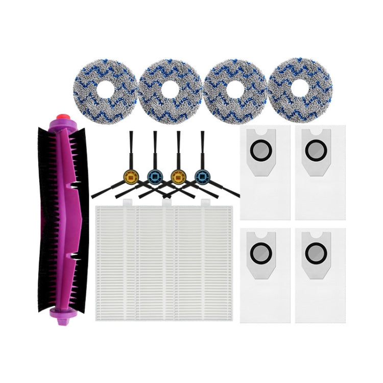 For Midea V10 V12 W11  Vacuum Cleaner Replacement Parts, Main Brush, Filter, Dust Bag, Bracket