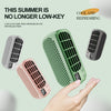 USB Charging Digital Display Portable Bladeless Outdoor Mini Night Light Fan