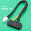 For Acer 24P To 6P ATX Power Supply Motherboard Conversion Cable, No Net 10cm, Set Net 30cm