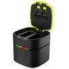 TELESIN GP-FCK-B11 Fast Charged Battery Storage Charging Box For GoPro HERO12 Black / HERO11 Black / HERO10 Black / HERO9 Black, GP-FCK-B11