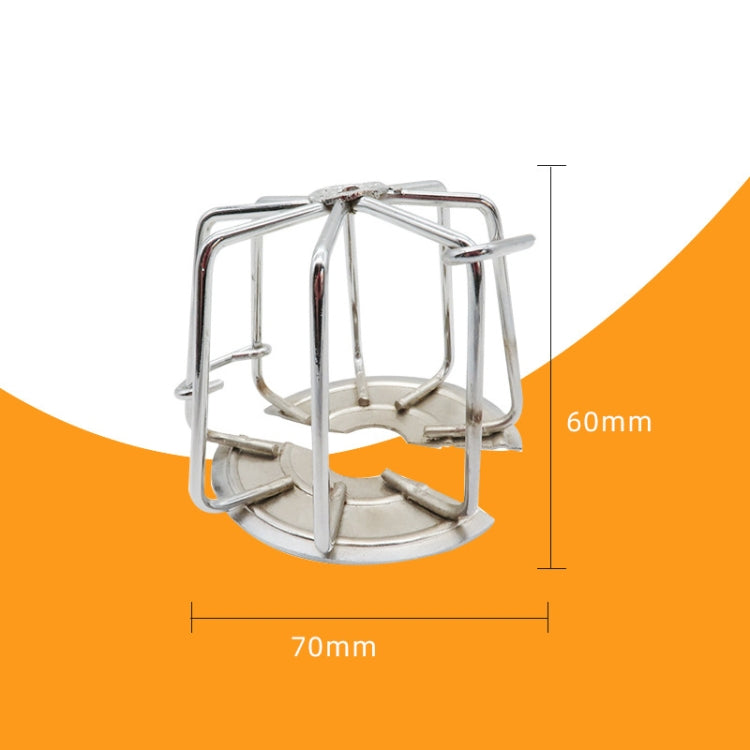 Non-disassembly Fire Sprinkler Head Protective Cover Bracket, For 4-point Sprinkler, For 6-point Sprinkler, For Red 4-point Sprinkler, For Red 6-point Sprinkler, For Embedded 4-point Sprinkler, Red Protective Cover