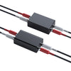RCA Audio Ground Loop Isolator Anti-Interference Noise Reducer Eliminate Current Sound Bluetooth Receiver, Square, Ellipse
