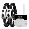 1 Drag 2 Pet Electronic Fence Wireless Stop Barker Outdoor Dog Collar Remote Control Dog Trainer(White)