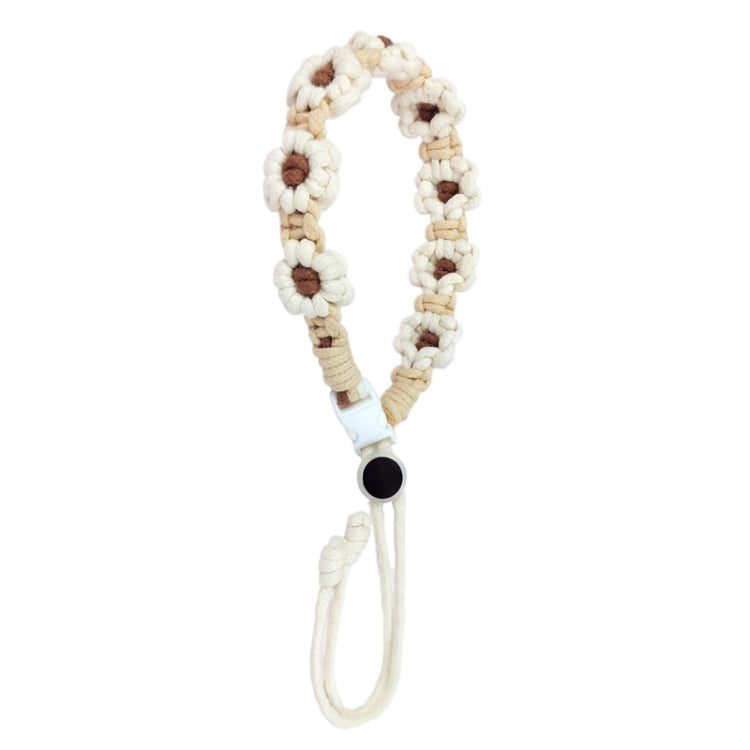 For 8-40oz Portable Sports Water Mug Lanyard Cup Cover Hand-Woven Cute Daisy Mug Strap