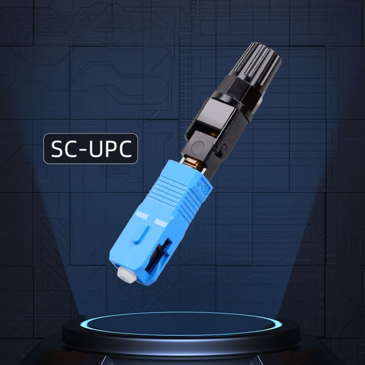 10pcs SC-UPC Telecom Grade FTTH Connector Pre-Embedded Cold Splice Coupler, 60mm