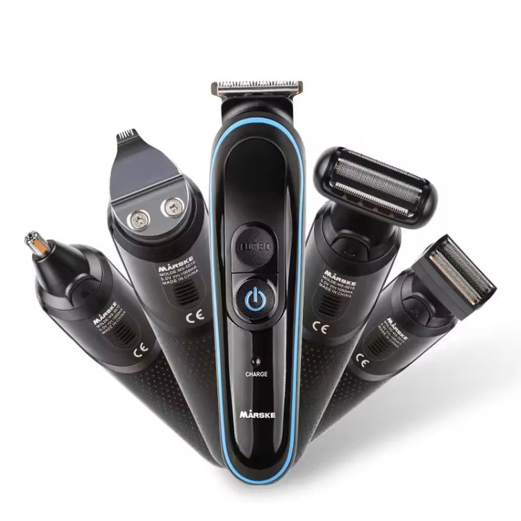 MARSKE MS-5010 Electric Hair Clipper 5 In 1 Multi-function Shaver Rechargeable Styler