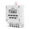 Smart Digital 7 Days Programmable Timer Switch 16A Controller With Mounting Base, SINOTIMER TM618E -2 220V, SINOTIMER TM618E -4 12V