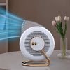 F5 USB Charging Colorful Lighting Effect Desktop Negative Ion Purification Air Fan, F5 (White)