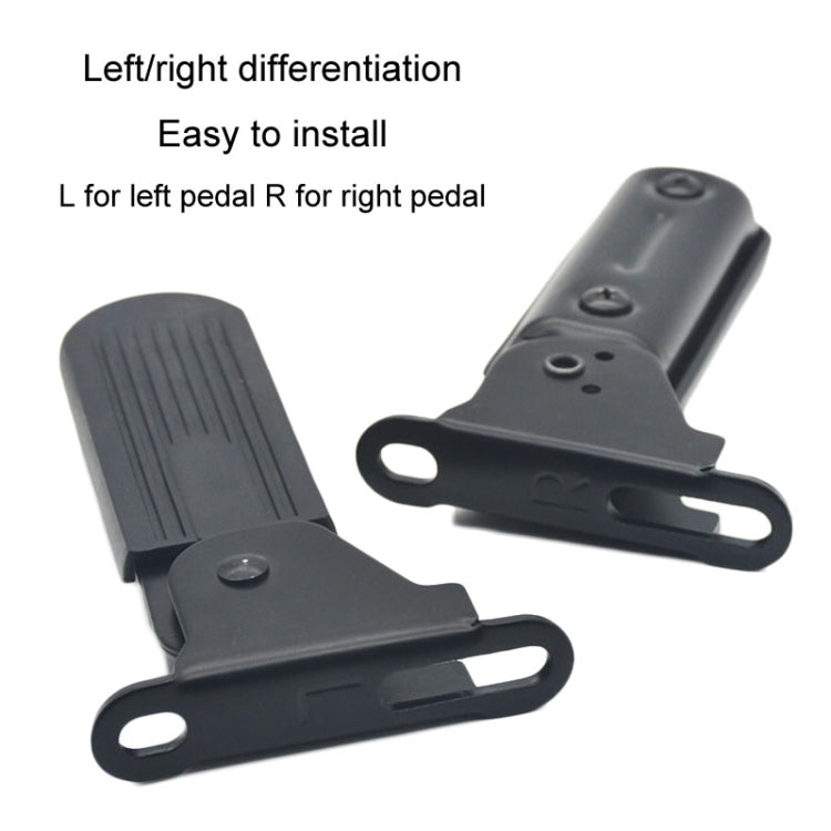 Electric Vehicle Folding Front Footrest Electric Moped Front Pedal, 5cm Iron, 7cm Iron, 5cm Nylon, 7cm Nylon