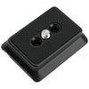 For DJI RSC 2 / RS 2 / RS 3 Stabilizer Upper Quick Release Plate 50x38mm, 50x38mm