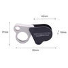 Portable Folding 30X/50X Dual Lens High Definition Jewelry And Jade Magnifier