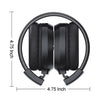 F4 Digital Display Automatic Scanning Foldable FM Radio Headphone, Charging Version, Battery Version