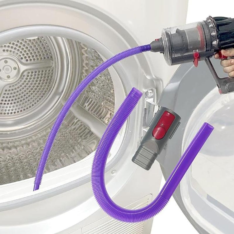 Cordless Vacuum Dryer Vent Cleaner Kit Hose Attachment, For Dyson V7 V8 V10 V11 V15 G5 Purple, For Dyson V6 / DC Purple, For Dyson V7  V8  V10 V11  V15 G5 Gray, For Dyson V6 / DC Gray