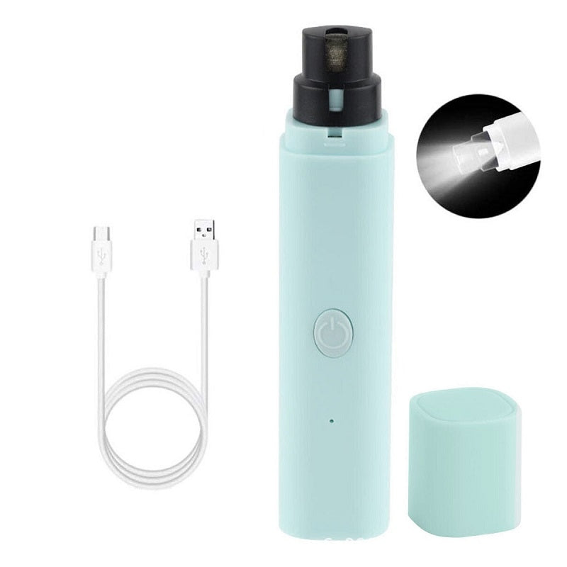 Pet Fully Automatic Nail Grinder With LED Light(2nd Generation Blue)