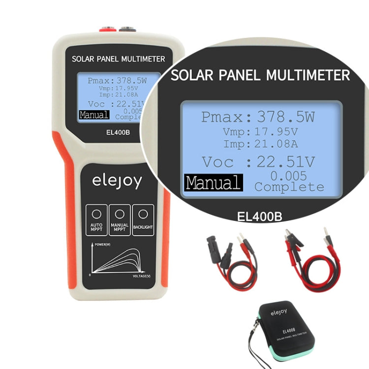 elejoy 400W MPPT Solar Photovoltaic Panel Multimeter, EL400B