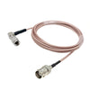 CC4 Male Elbow To BNC Female Connector Cable RG179 Coaxial RF Wire, 20cm, 30cm, 50cm, 100cm