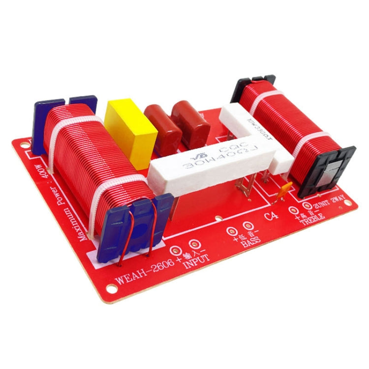 WEAH-2606 High And Low 2-Way Audio Crossover Hi-Fi Speaker Conversion