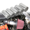 Aluminum Intake Turbo Intercooler Pipe Extensor Hose Adapter Car Air Intake Joiner Pipe Connector, 51mm, 57mm, 63mm, 70mm, 76mm