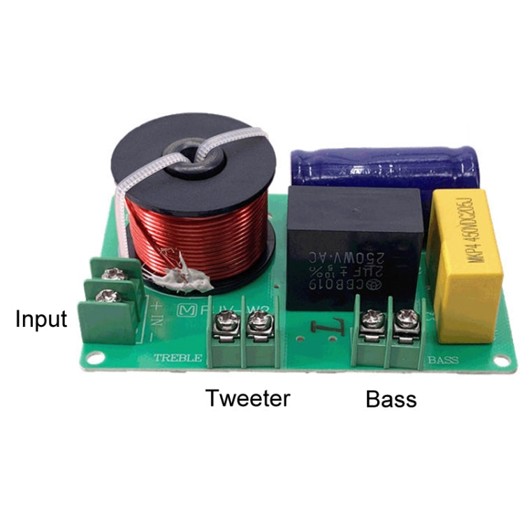 High And Low 2-Way Audio Crossover Hi-Fi Speaker Conversion Divider, PUV-W2