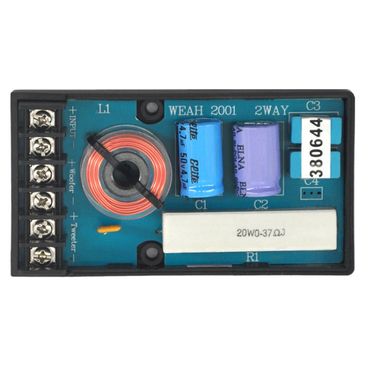 WEAH-2001 High And Low 2-Way Audio Crossover Car Speaker Conversion