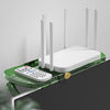 No Punching TV Set-top Box Adjustable Storage Shelf Monitor Computer Screen Holder Router Hanger